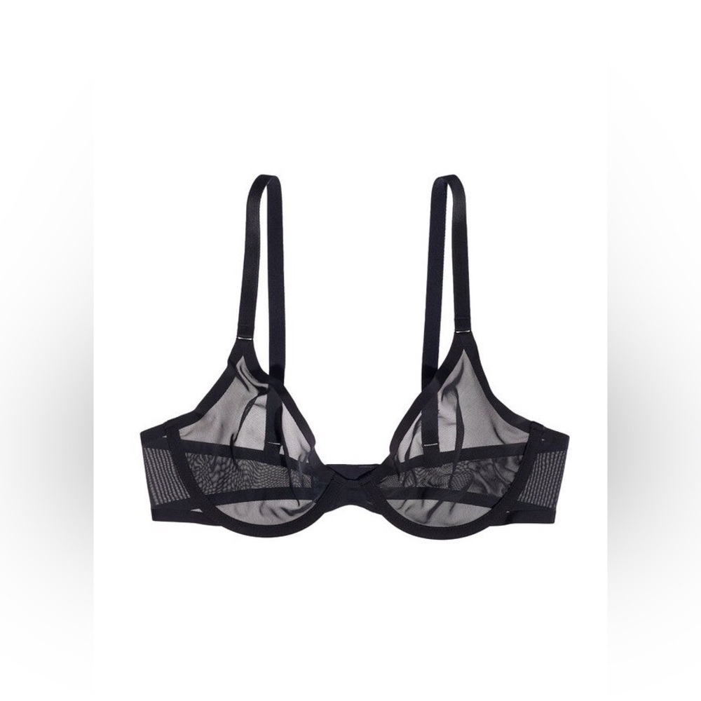 CUUP THE PLUNGE - MESH BRA LIKE NEW 32 F